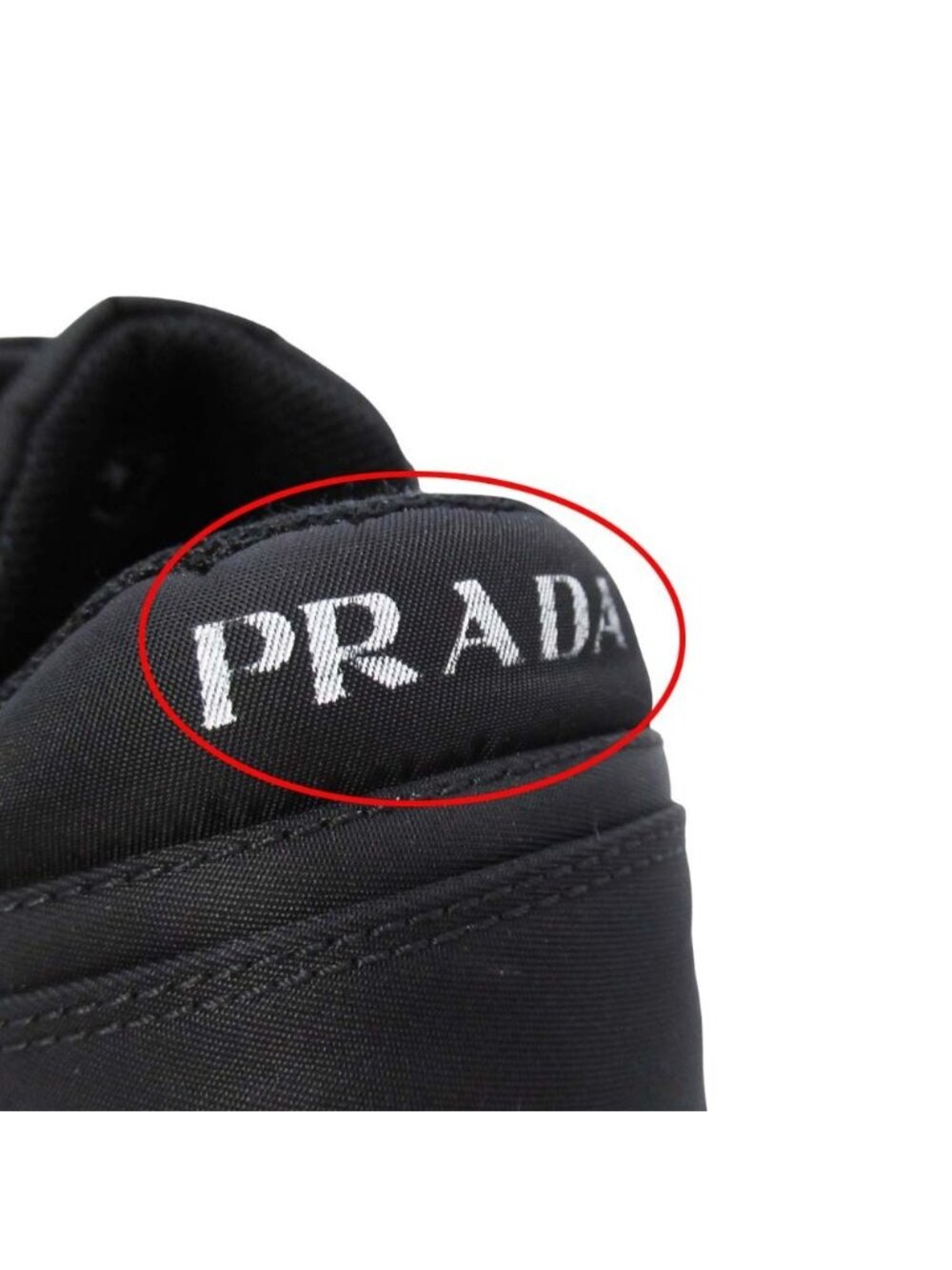 Prada Re-Nylon Triangle Logo Sneakers Shoes Plate 7 Black - Picture 10 of 10